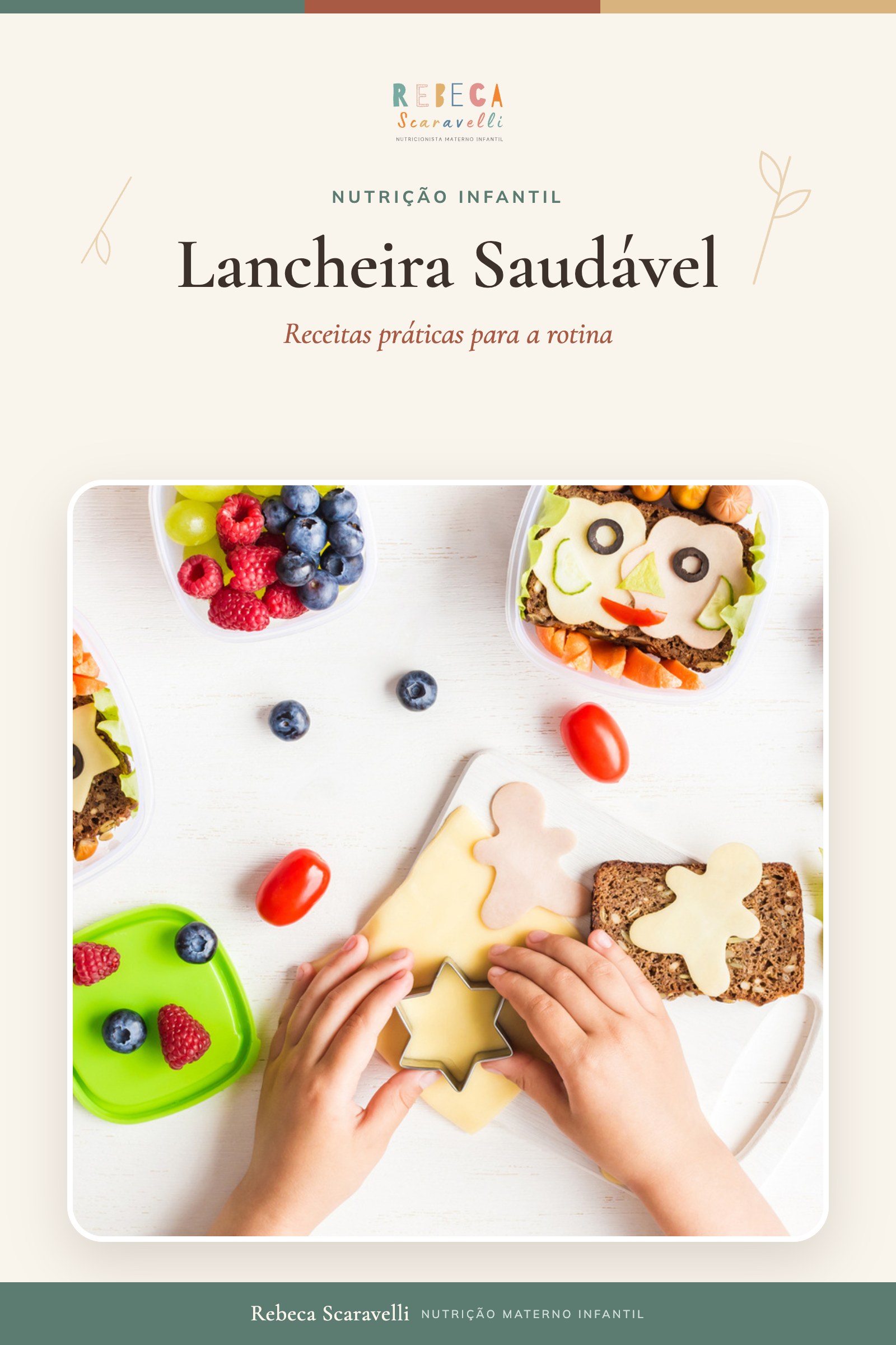 Capa do e-book Lancheira Saudável