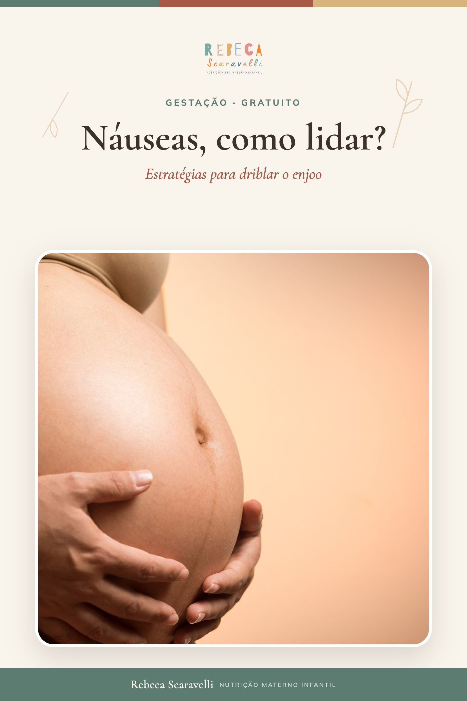 Capa do e-book Náuseas, como lidar?